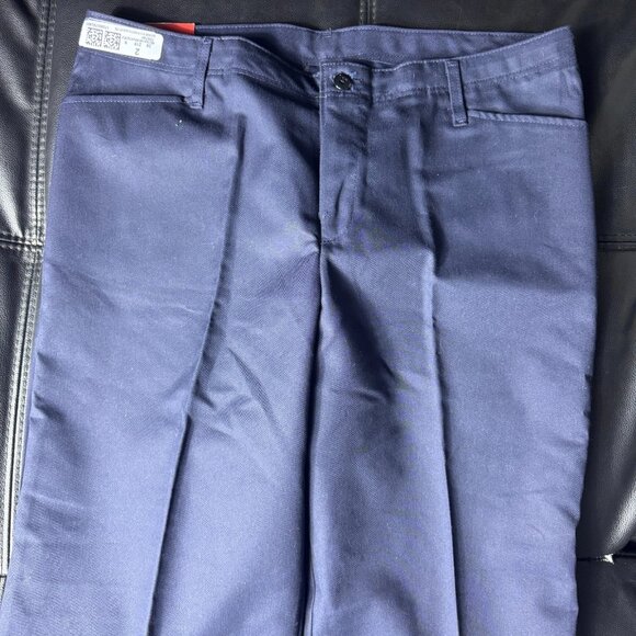 Red Kap Women's Work NMotion Pants Blue Stretch Twill Wrinkle Resistant 18x34 - Picture 3 of 8